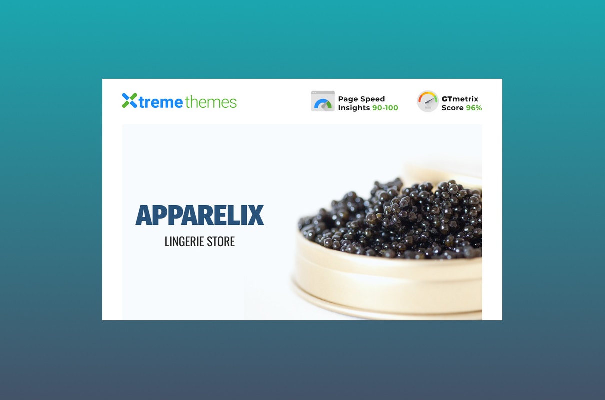 Apparelix Template Caviar Store.