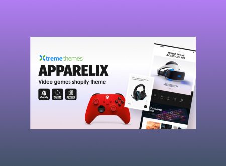 Apparelix Video Games Shopify Template.