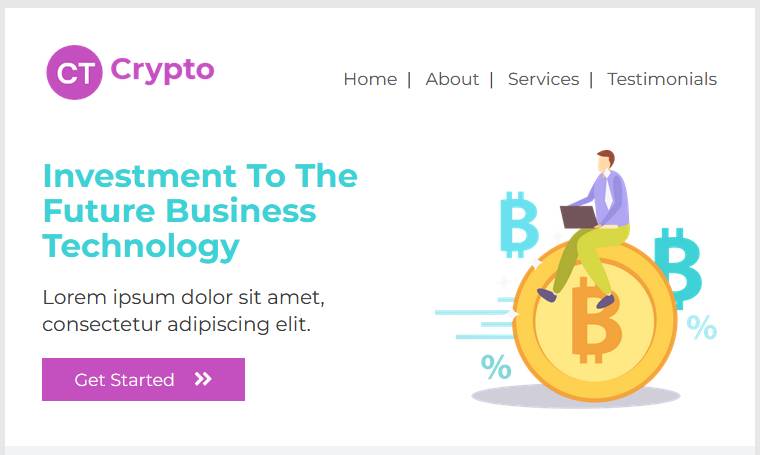 Crypto and NFT Website Template