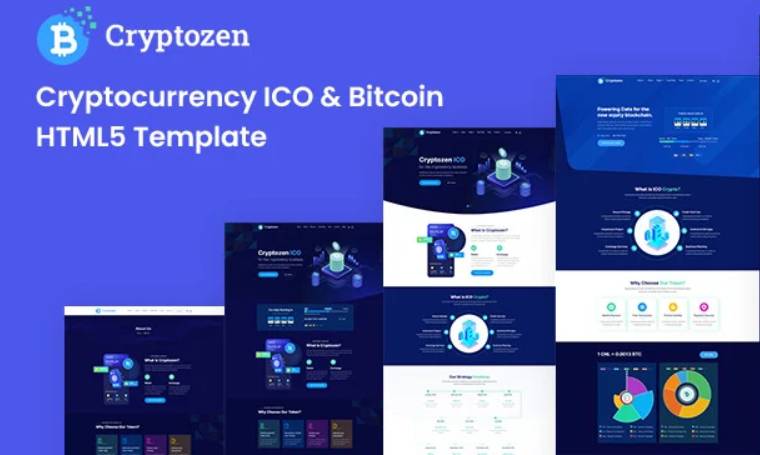 Cryptozen NFT Website Template