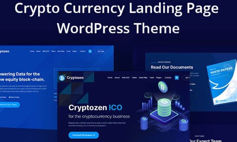 Cryptozen Website Template