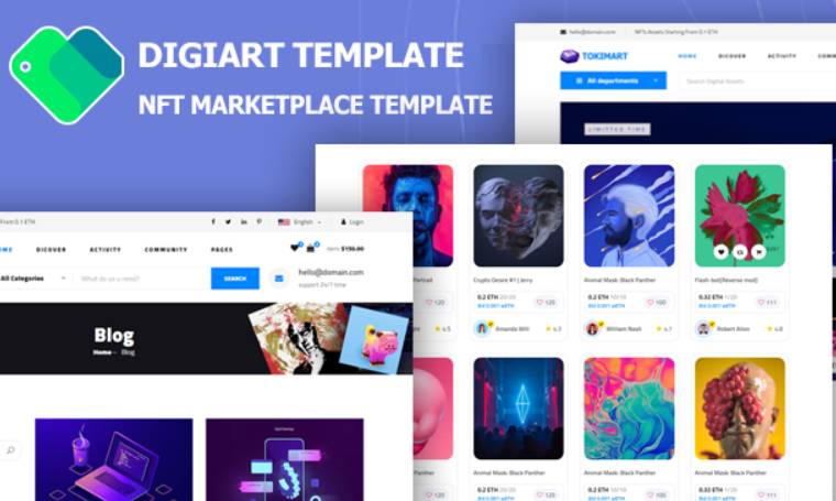 DigiArt NFT Website Template