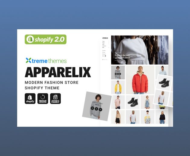 Apparelix Modern Fashion Store Shopify Template featured.