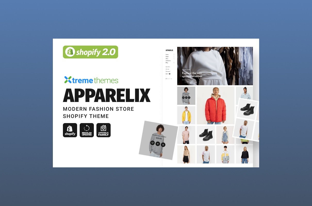 Apparelix Modern Fashion Store Shopify Template featured.