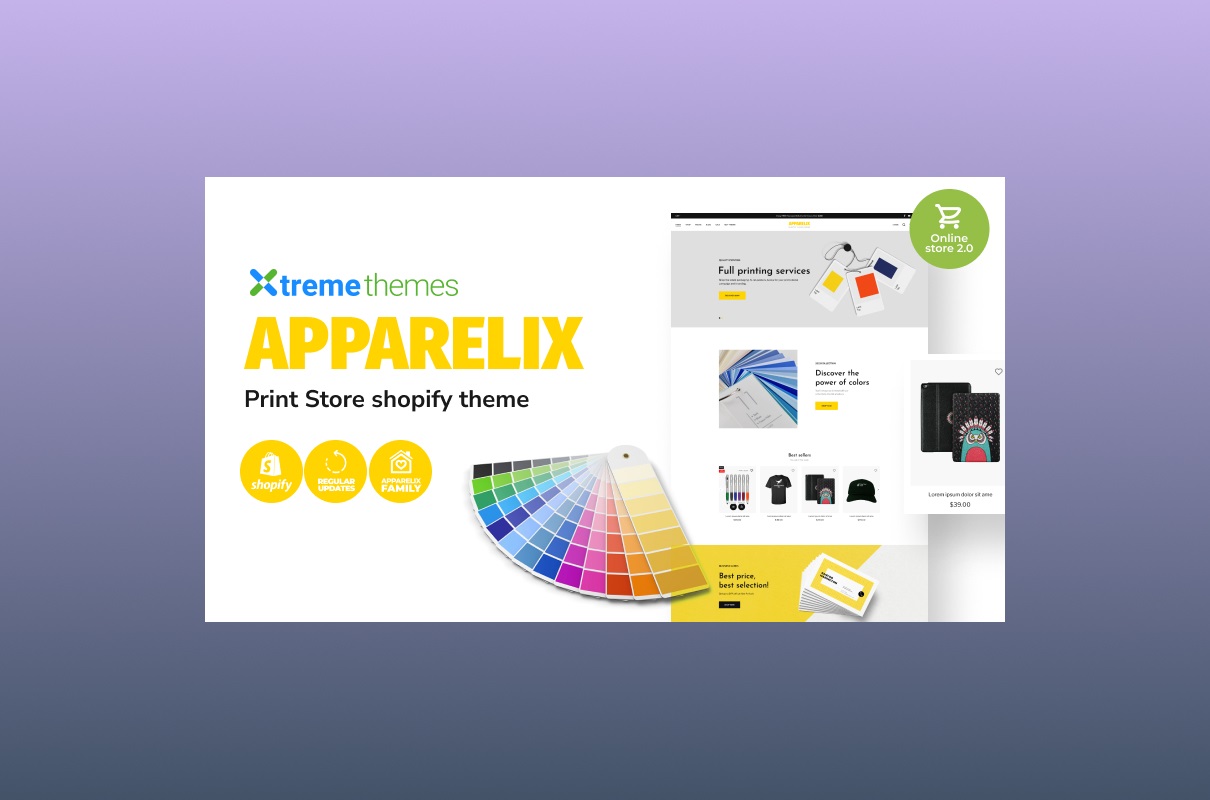 Apparelix print store shopify.