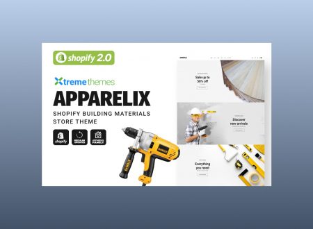 Apparelix shopify building store template.