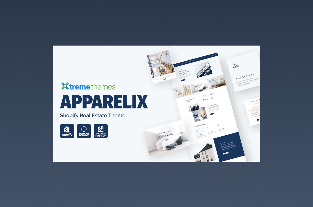Apparelix Real Estate Template.