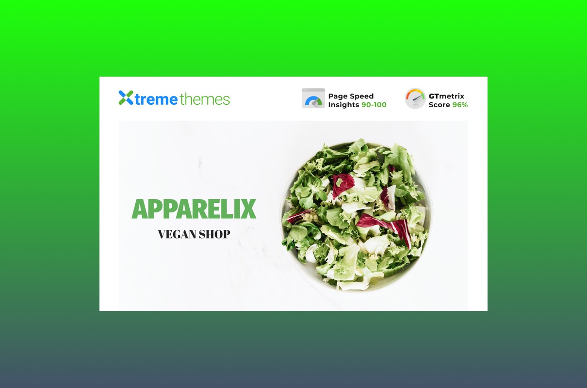 Apparelix vegan shop theme.