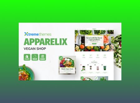 Apparelix vegan store shopify template.