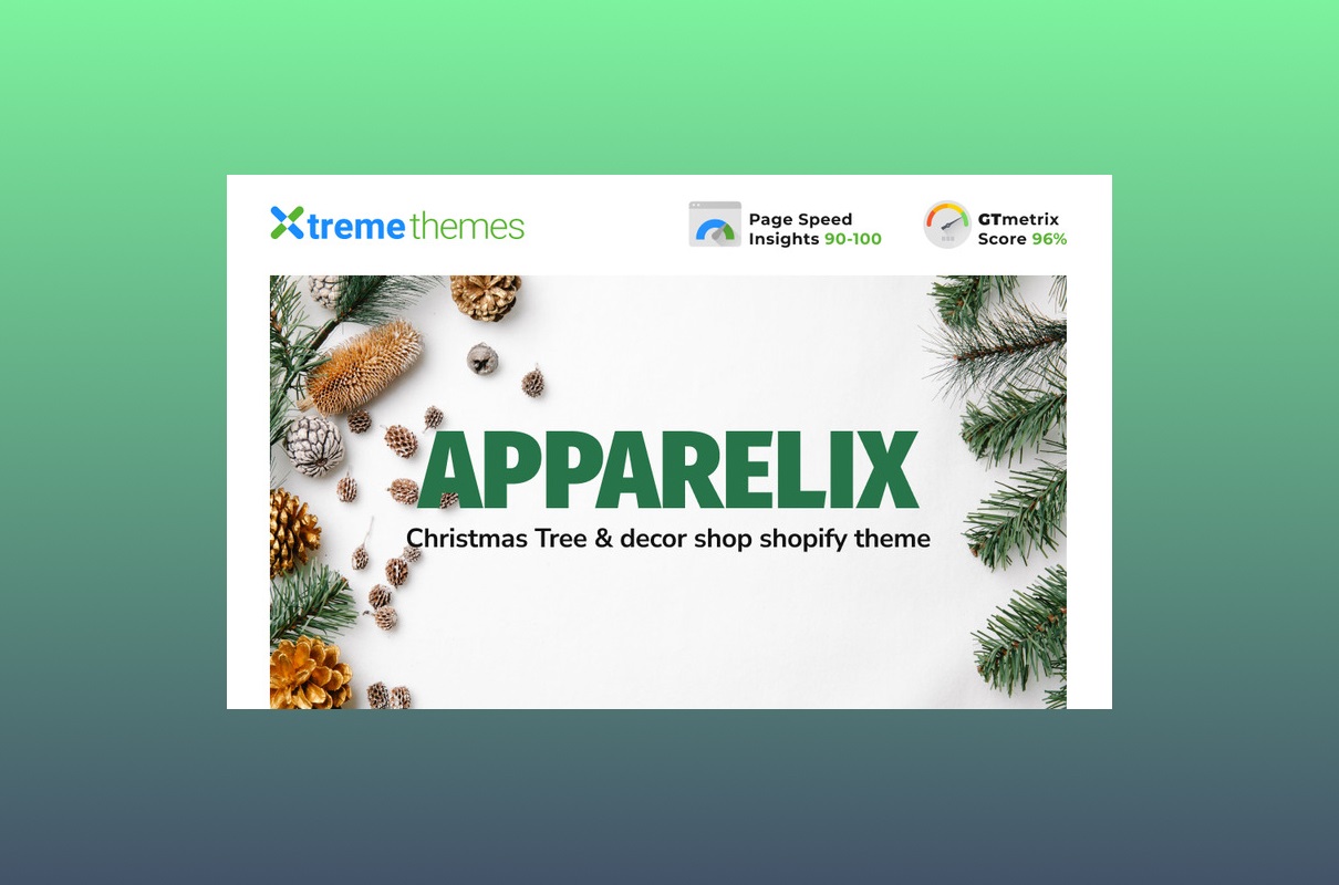 Apparelix xmas decor shopify theme.