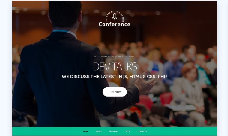 Business Conference Design - Website Builder for Events