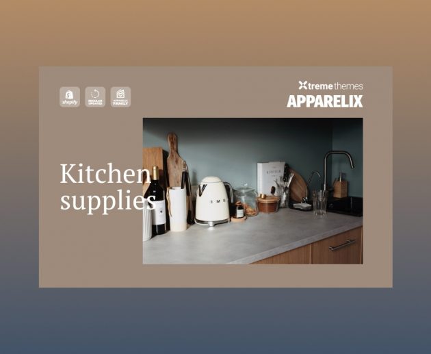 Apparelix Kitchen Supplies Shopify Template.
