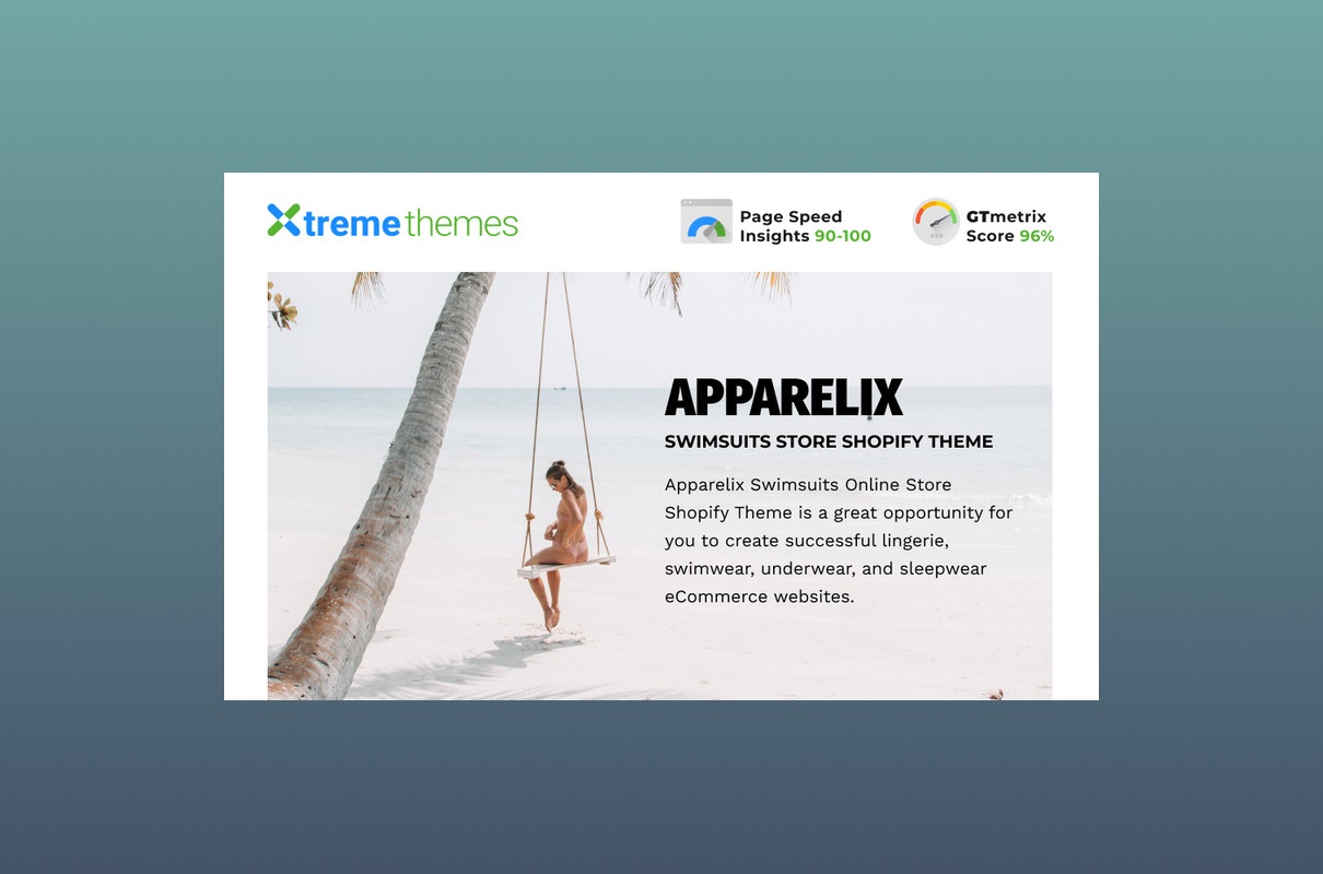 Apparelix Swimwear Store Theme.