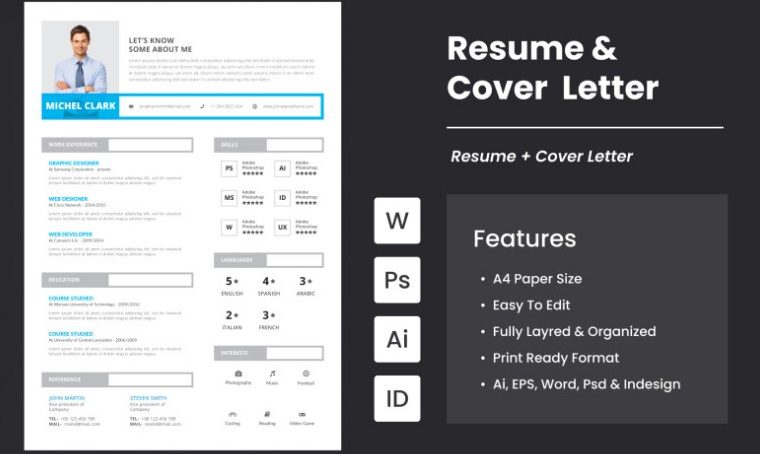 Excellent CV Layout Template