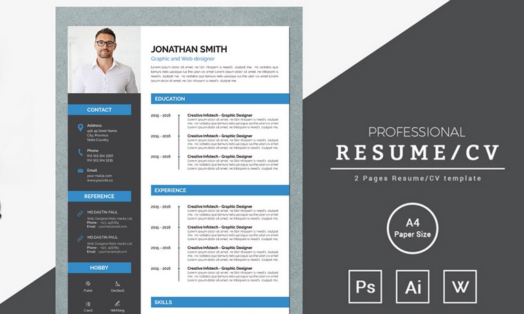 Jonathan Smith Word Resume Template