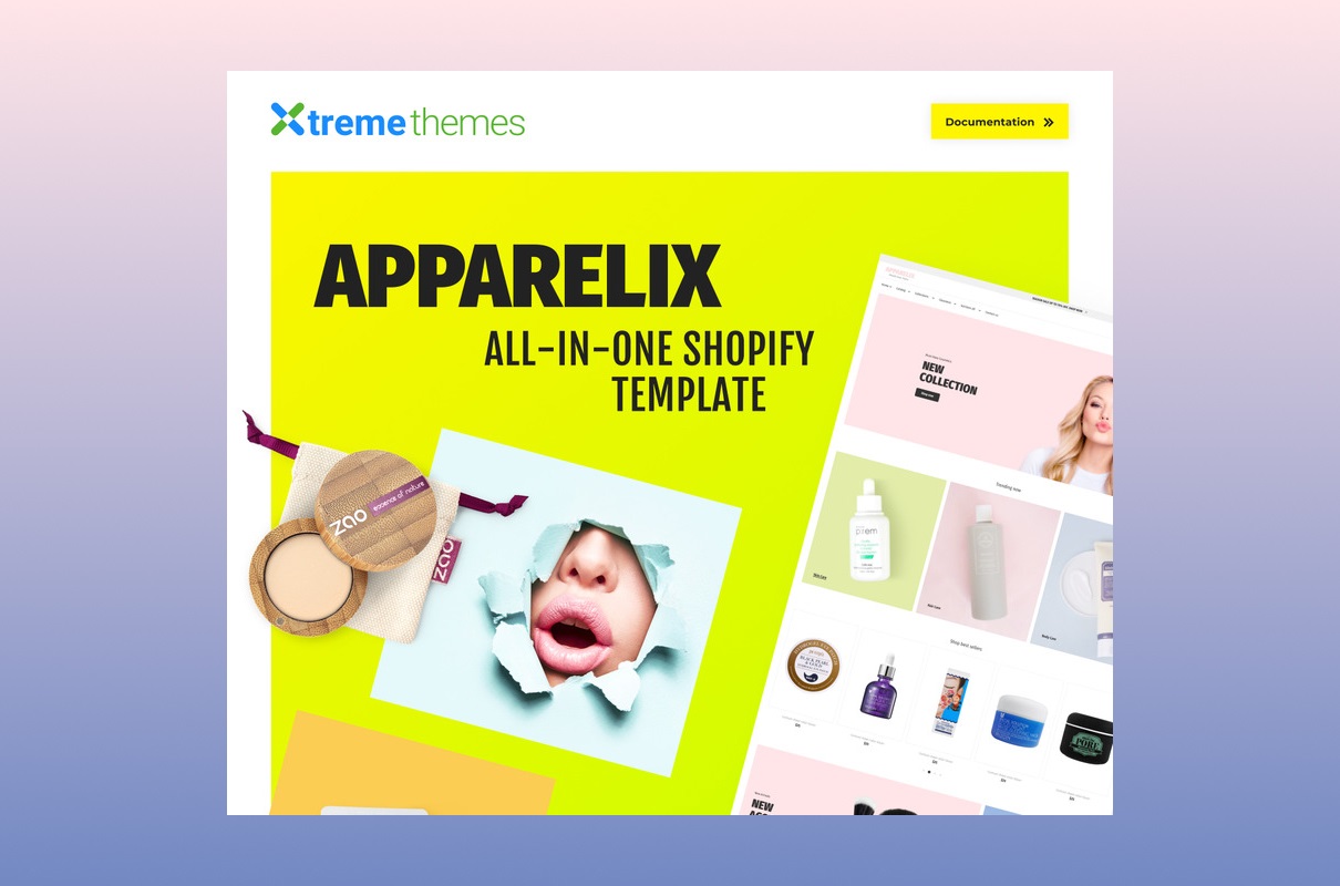 Apparelix cosmetics theme.