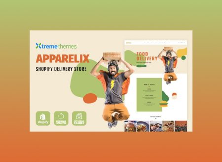Apparelix food delivery store theme.