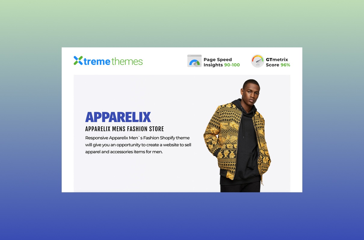 Apparelix mens fashion template.