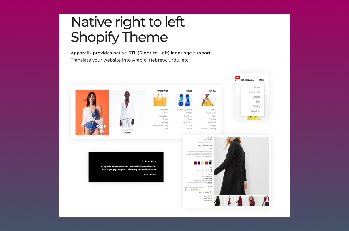 Apparelix native shopify theme.