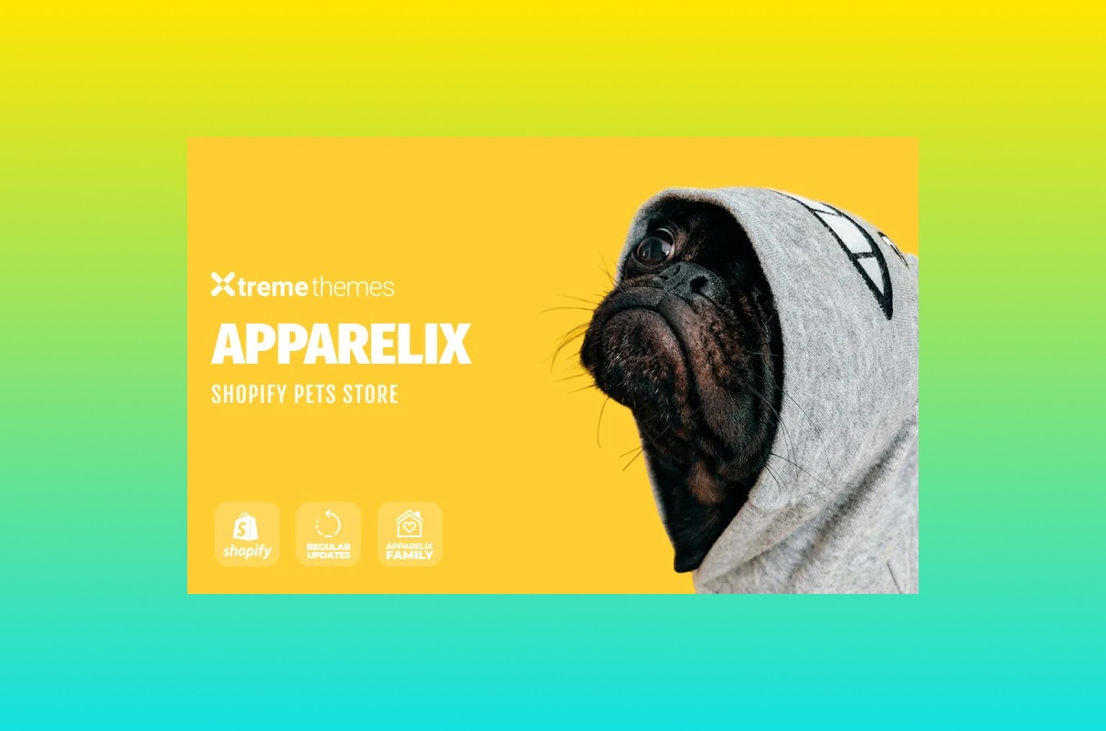 Apparelix pets store shopify theme.