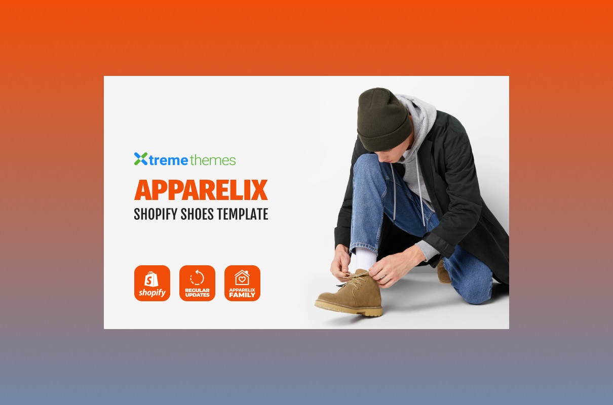 Apparelix shoes store template.