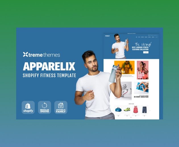 Apparelix shopify fitness theme.