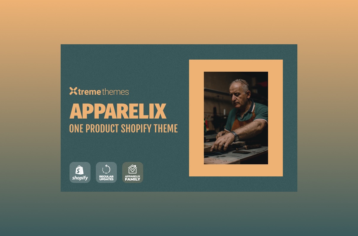 Apparelix single product shopify theme.