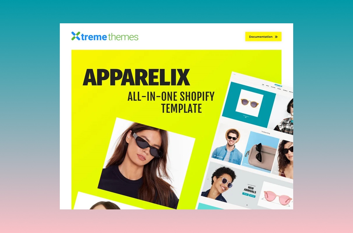 Apparelix sunglasses all-in-one shopify template.