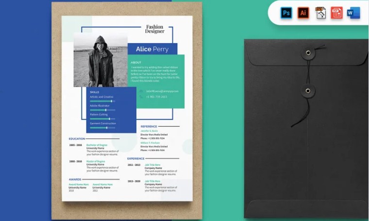 Fashion Designer Resume Template