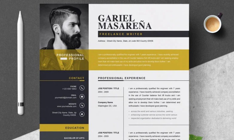 Gariel Masarena Microsoft Word Resume Template