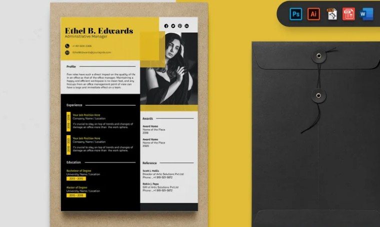Trendy CV Theme Fax Cover Letter Templates