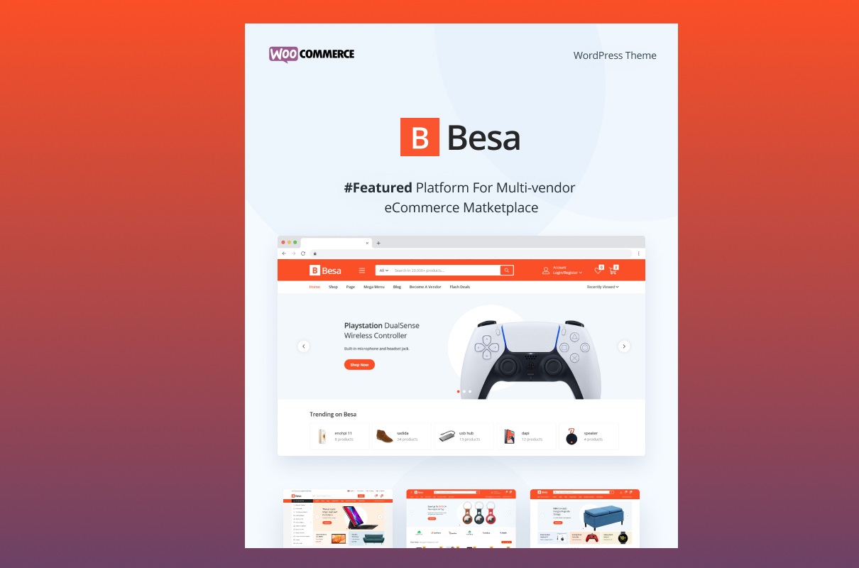 Besa wordpress theme demos.