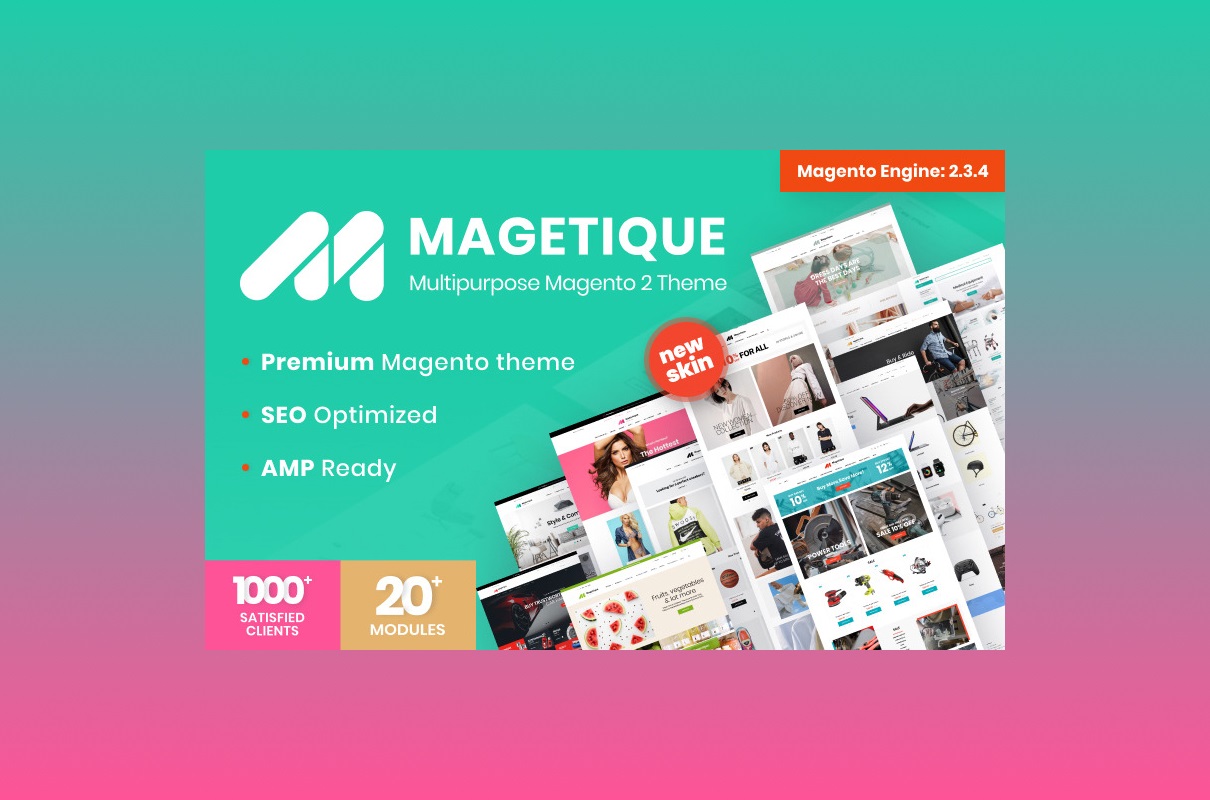 Magetique magento theme.