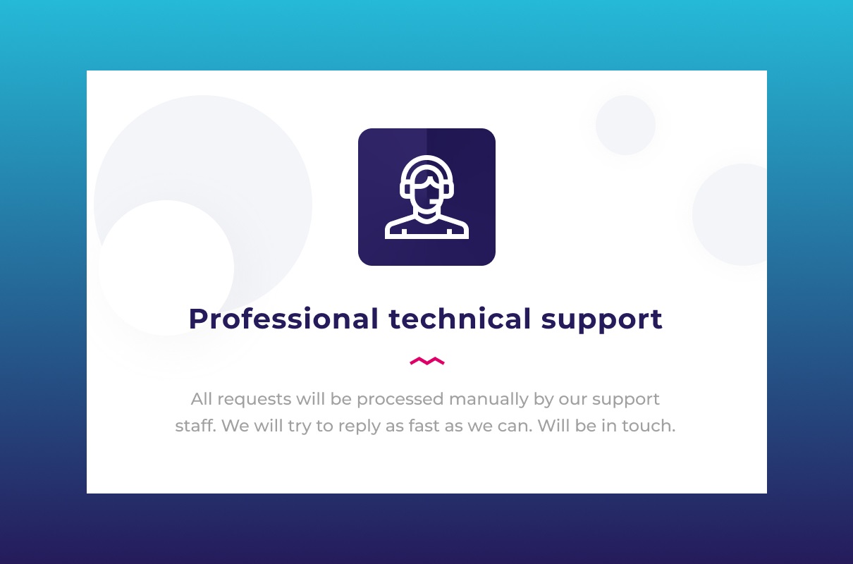 Eveprest professional support.