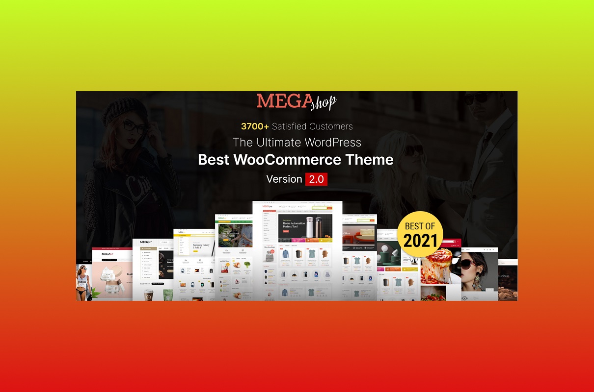 Mega Shop Theme - WordPress WooCommerce Template.