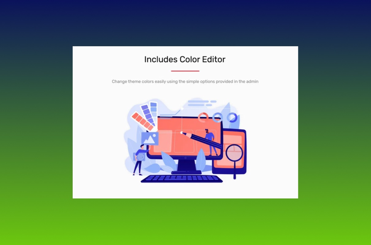 StoreGo color editor.