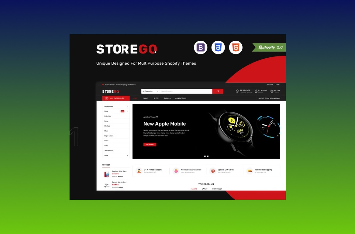 StoreGo Multipurpose shopify theme.