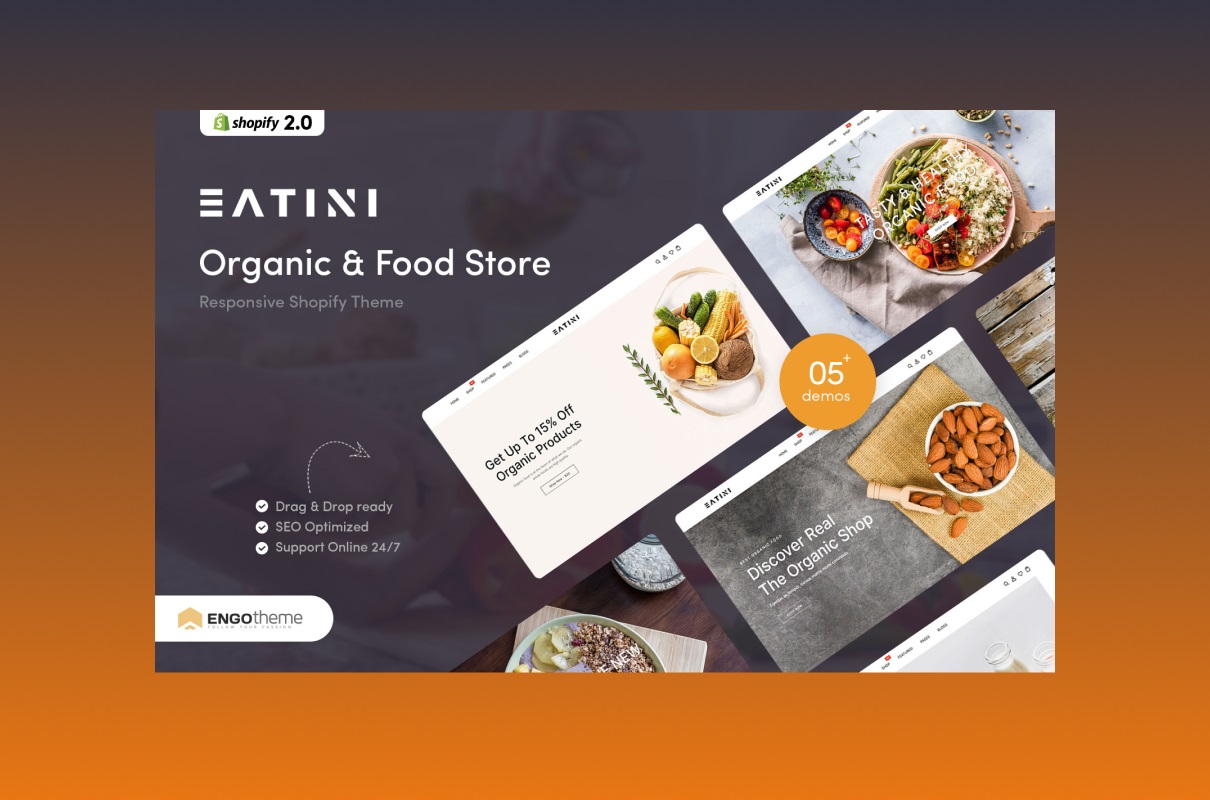 Eatini - Best Decision For Organic Shop.