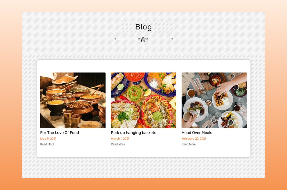 FoodGo - blog block.