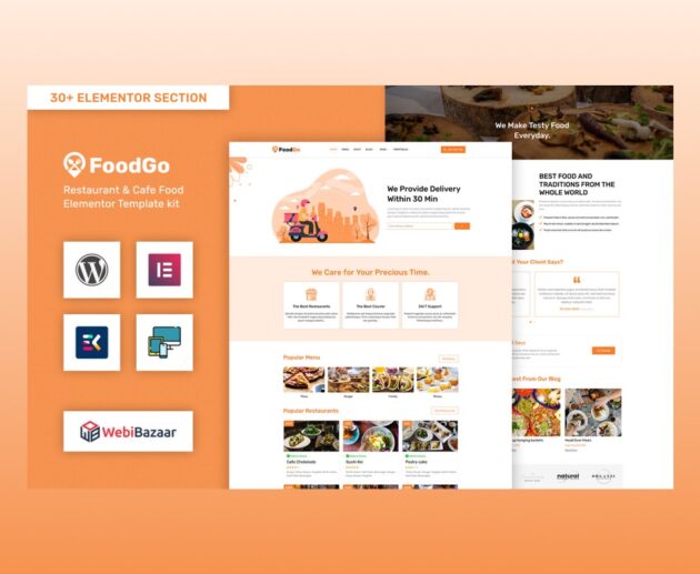 FoodGo - Best Delivery WordPress Theme.