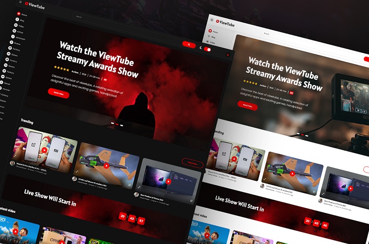 Viewtube WordPress Video Streaming Theme.