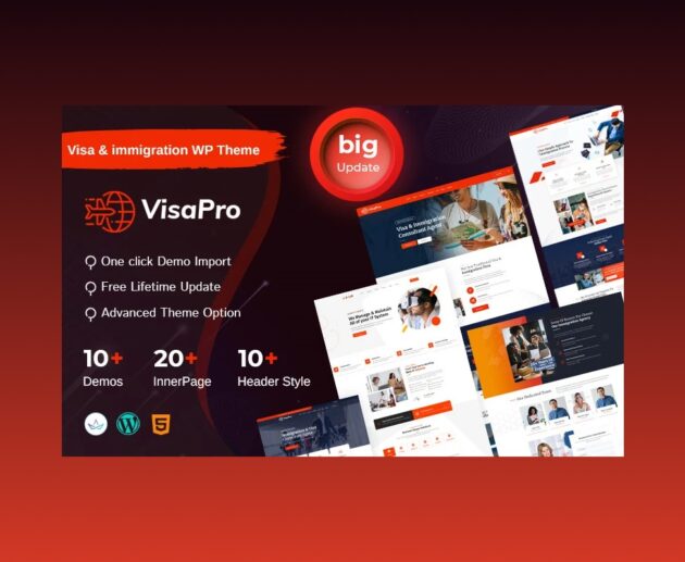 The Amazing VisaPro WordPress Theme for Creating an Attractive Website.