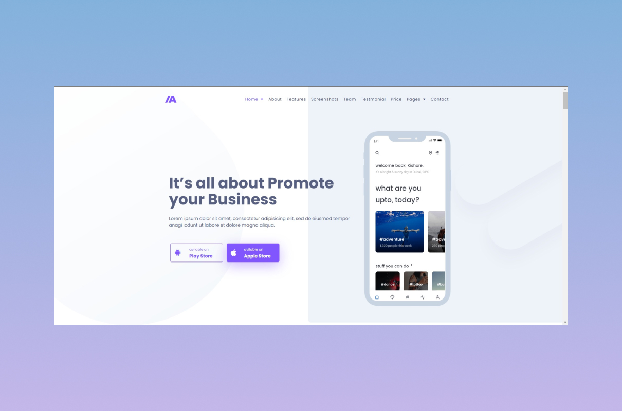 Appton WordPress Theme Has Everything for a Modern App Landing Page.