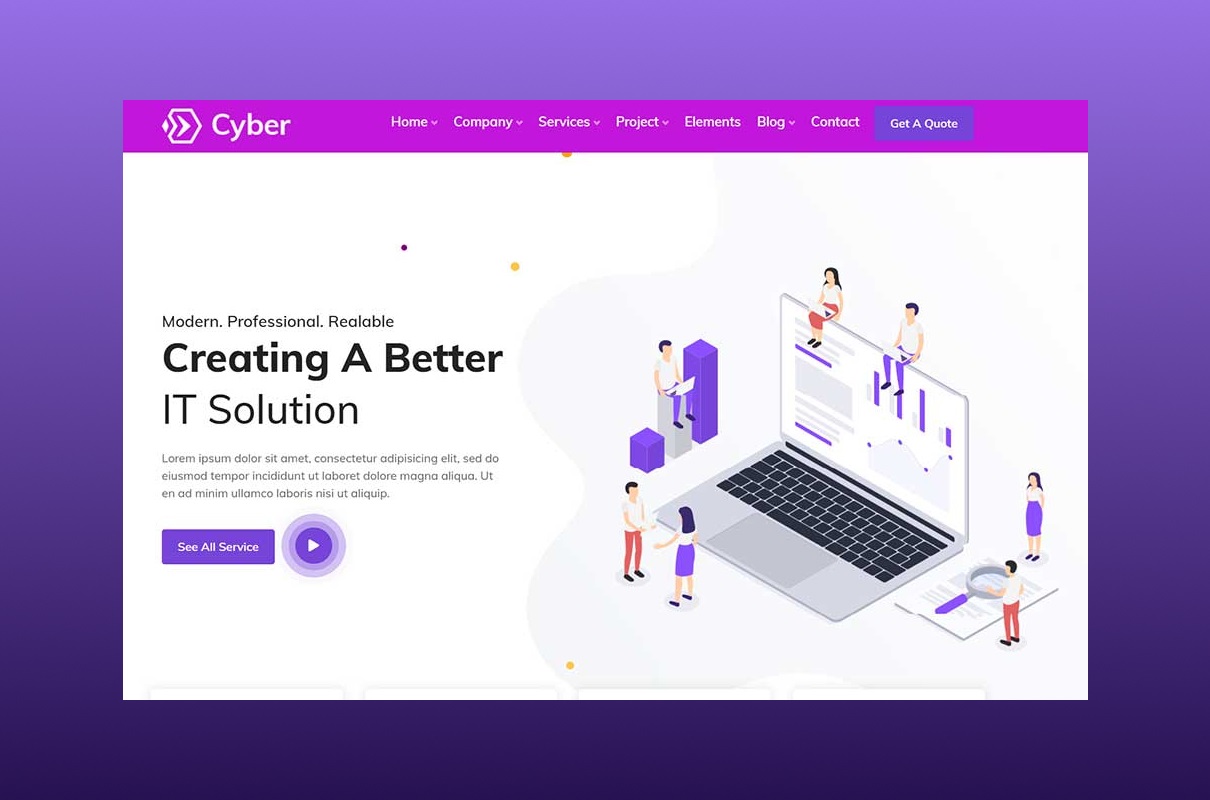 Cyber Theme - Best Solution for IT demo 1.