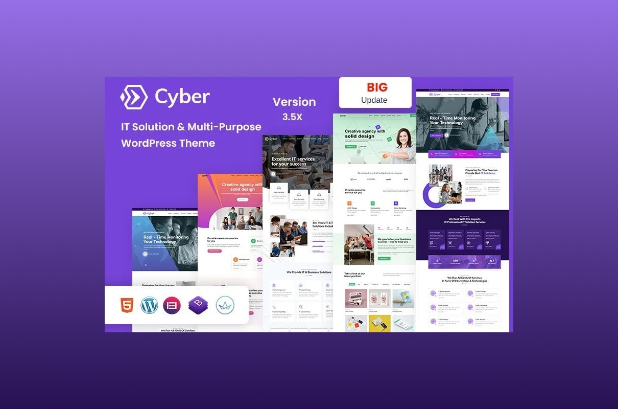 Cyber Theme - Best Solution for IT.