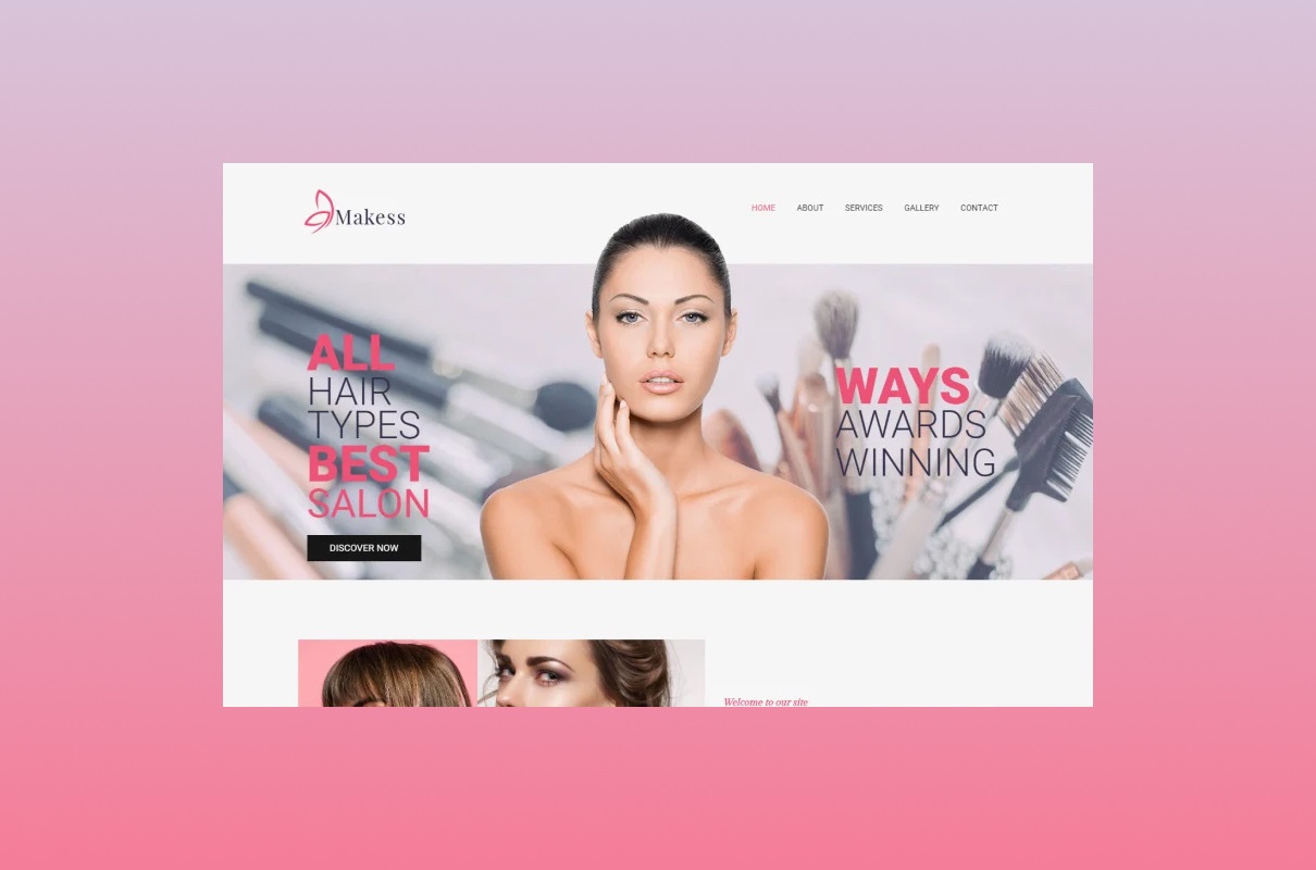 Makess WordPress Theme the Great Choice For Beauty Salons.