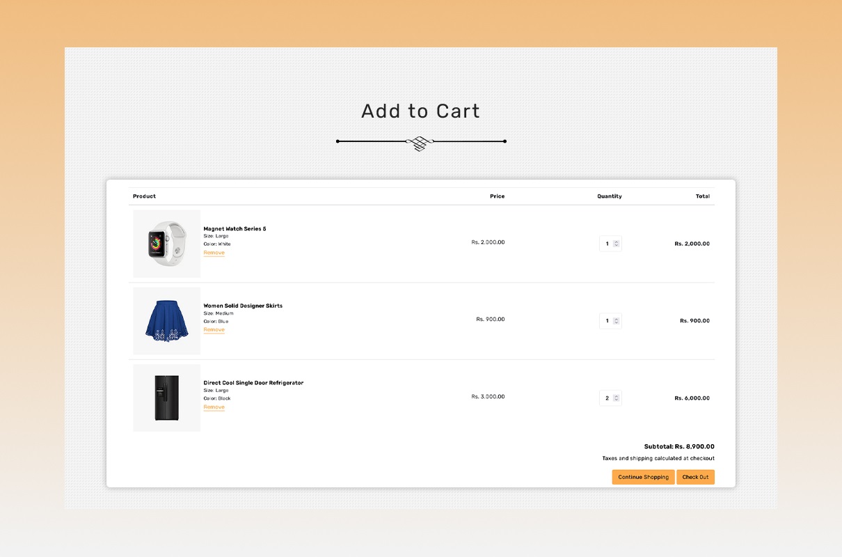 Cartsa add to cart.