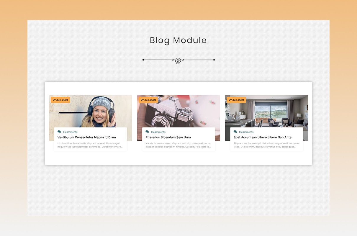 Cartsa blog module.