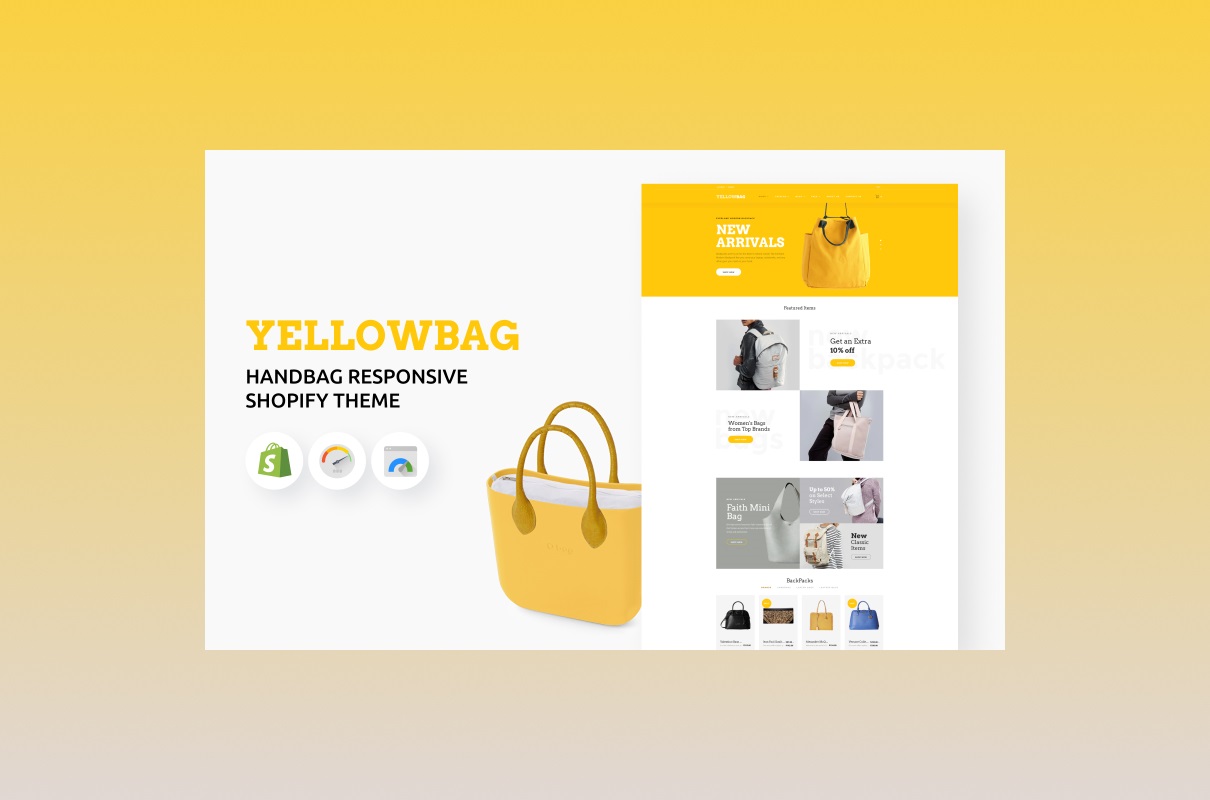 YellowBag Shopify Theme.