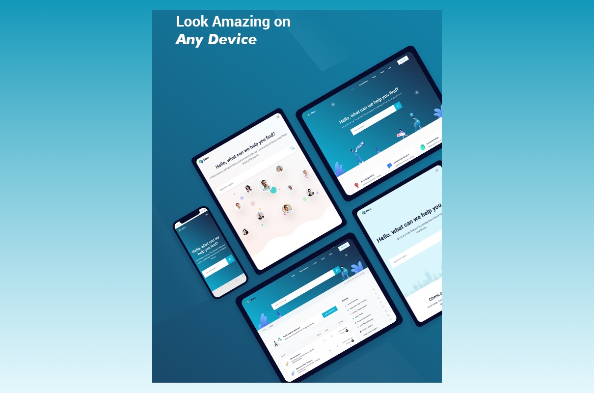 Docly WordPress Theme look amazing on any device.